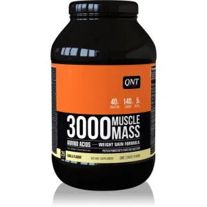 QNT 3000 Muscle Mass Präparat zur Förderung des Muskelwachstums Geschmack Vanilla 1,3 kg