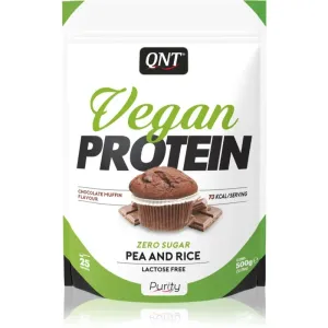 QNT Vegan Protein pflanzliches Protein Geschmack Chocolate muffin 500 g