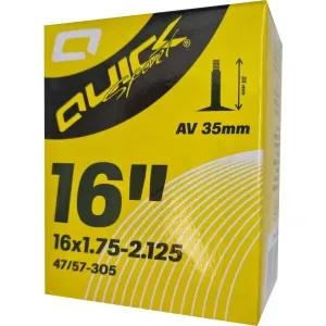 Quick AV16 x 1.75-2.125 35mm Fahrradschlauch, schwarz, größe os