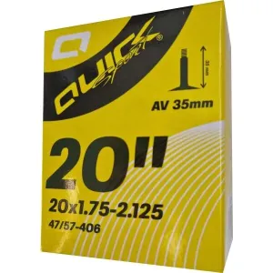 Quick AV20 x 1.75-2.125 35mm Fahrradschlauch, schwarz, größe os