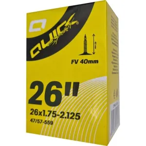 Quick FV26 x 1.75-2.125 40mm Fahrradschlauch, schwarz, größe os