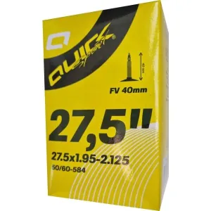 Quick FV27.5 x 1.9-2.35 40mm Fahrradschlauch, schwarz, größe os