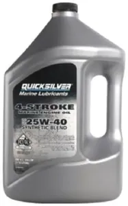 Quicksilver 4-Stroke Marine Oil Synthetic Blend 25W-40 4 L