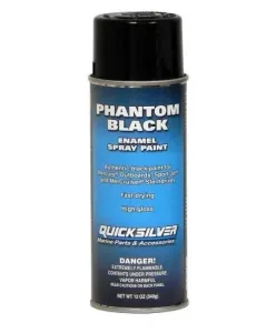 Quicksilver Phantom Black Spray Paint #1209881
