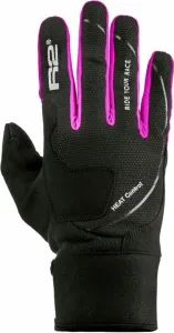 R2 Blizzard Gloves Black/Neon Pink S SkI Handschuhe