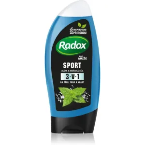 Radox Men Feel Sporty Duschgel & Shampoo 2 in 1 Watermint & Sea Minerals 250 ml