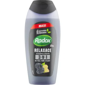 Radox Men Feel Wild Duschgel für Gesicht, Körper und Haare für Herren 400 ml