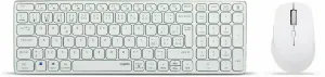 Rapoo 9700M Tschechische Tastatur-Slowakische Tastatur White