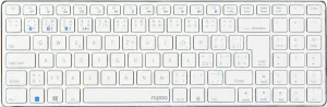 Rapoo E9100M Tschechische Tastatur-Slowakische Tastatur White