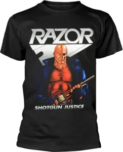 Razor (Band) T-Shirt Shotgun Justice Black M