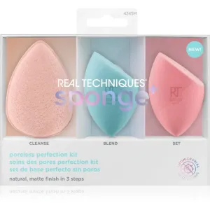 Real Techniques Sponge+ Poreless Perfection Geschenkset(für Haut mit kleinen Makeln)