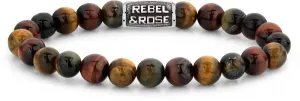 Rebel&Rose Perlenarmband Who`s afraid of the Tiger RR-80095-V 19 cm - L