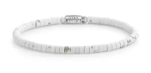 Rebel&Rose Weißes Perlenarmband Virgin White RR-40081-S 15 cm – XS