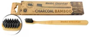 Rebi-Dental Zahnbürste M62 Holzkohle Bambus weich 1 Stk