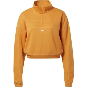 Reebok WOR KNIT 1/4 ZIP Damen Sweatshirt, orange, größe M