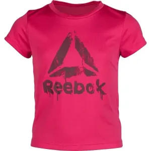 Reebok GIRLS WORKOUT READY T-SHIRT Mädchen T-Shirt, rosa, größe 7-8