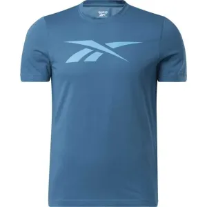 Reebok GS VECTOR TEE Herrenshirt, blau, größe M