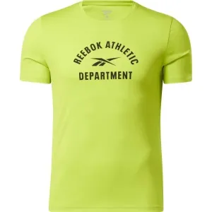 Reebok TRAINING ESSENTIAL GRAPHIC TEE REEBOK READ Damenshirt, gelb, größe XL