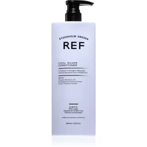 REF Cool Silver Conditioner Feuchtigkeit spendender Conditioner zum Neutralisieren von Gelbstich 1000 ml