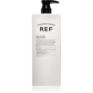 REF Cool Silver Conditioner Feuchtigkeit spendender Conditioner zum Neutralisieren von Gelbstich 750 ml