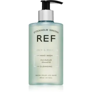 REF Hand Wash luxuriöse feuchtigkeitsspendende Seife für die Hände Amber & Rhubarb 300 ml