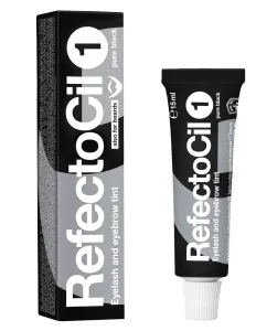 RefectoCil Eyelash and Eyebrow Farbe für Augenbrauen und Wimpern Farbton 1 Pure Black 15 ml