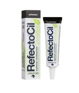 RefectoCil Sensitive Eyelash And Eyebrow Tint Black Farbe für Augenbrauen und Wimpern 15 ml