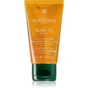 René Furterer Karité Shampoo mit ernährender Wirkung für trockenes und beschädigtes Haar 50 ml