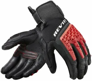 Rev'it! Gloves Sand 4 Black/Red 2XL Motorradhandschuhe