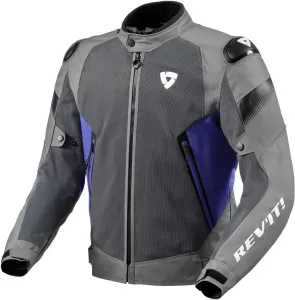 Rev'it! Jacket Control Air H2O Grey/Blue 3XL Textiljacke