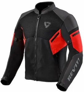 Rev'it! Jacket GT-R Air 3 Black/Neon Red L Textiljacke