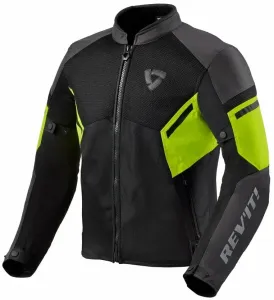 Rev'it! Jacket GT-R Air 3 Black/Neon Yellow 2XL Textiljacke