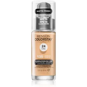 Revlon Cosmetics ColorStay™ langanhaltendes mattierendes Make up für fettige und Mischhaut Farbton 135 Vanilla 30 ml