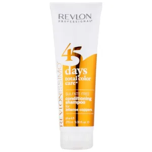 Revlon Professional Revlonissimo Color Care Shampoo und Conditioner 2 in 1 für kupferfarbene Tönungen der Haare sulfatfrei 275 ml