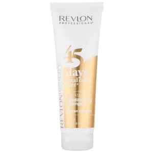 Revlon Professional Revlonissimo Color Care Shampoo und Conditioner 2 in 1 für mittelblone Tönungen sulfatfrei 275 ml