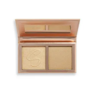 Makeup Revolution Soph X Face Duo Highlighter-Palette Farbton Cookies and Cream 9 g #432130