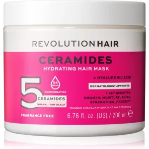 Revolution Haircare 5 Ceramides + Hyaluronic Acid feuchtigkeitsspendende Maske für die Haare mit Ceramiden 200 ml