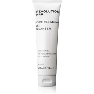 Revolution Man Pore Clearing Reinigungsgel Spendet der Haut Feuchtigkeit und verfeinert die Poren 150 ml