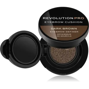 Revolution PRO Eyebrow Cushion Augenbrauenfarbe im Schwamm Farbton Dark Brown 2.2 g