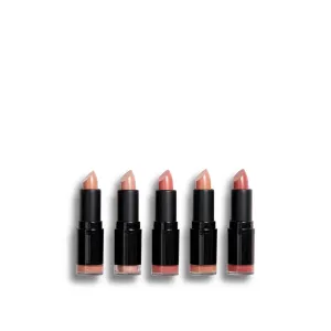 Revolution PRO Lipstick Collection Satin-Lippenstift geschenkset Farbton Blushed Nudes 5x3,2 g