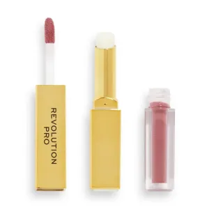 Revolution PRO Supreme Stay 24h Lip Duo ultra-matter Flüssig-Lippenstift mit Balsam Farbton Velvet 2,5 g