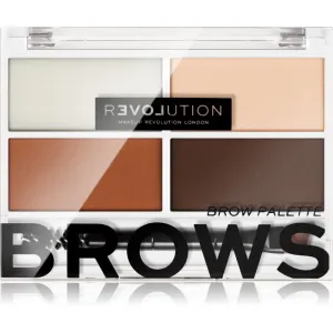 Revolution Relove Colour Cult Palette zum schminken der Augenbrauen Farbton Medium 3,2 g