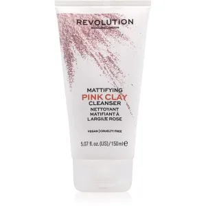 Revolution Skincare Pink Clay Reinigungsschaum mit Matt-Effekt 150 ml