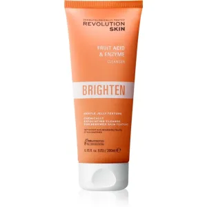 Revolution Skincare Brighten Fruit Acid & Enzyme aufhellendes Reinigungsgel mit AHA 200 ml