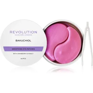 Revolution Skincare Glättende Pads unter den Augen Pearlescent Purple Bakuchiol (Smoothing Eye Patches) 60 Stck