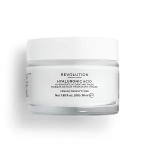 Revolution Skincare Hyaluronic Acid feuchtigkeitsspendende Maske für die Nacht für das Gesicht 50 ml