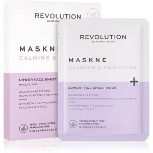 Revolution Skincare Maskcare Maskne Calming & Purifying regenerierende Maske mit Tiefenwirkung für empfindliche und irritierte Haut 2 St