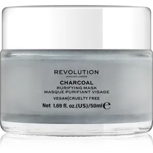 Revolution Skincare Purifying Charcoal reinigende Maske für das Gesicht 50 ml