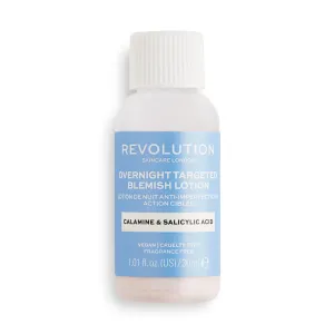 Revolution Skincare Blemish Calamine & Salicylic Acid lokale Pflege gegen Akne für die Nacht 30 ml