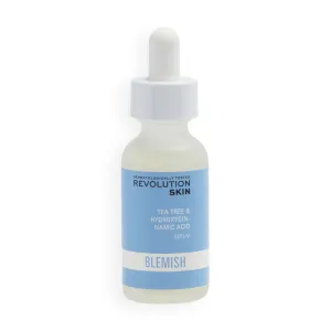 Revolution Skincare Blemish Tea Tree & Hydroxycinnamic Acid beruhigendes Serum gegen das Erröten der Haut für fettige und problematische Haut 30 ml